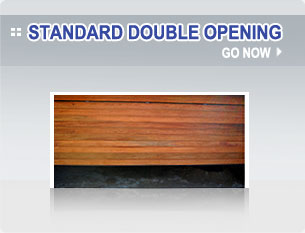 Sectional Overhead - Standard Double Opening